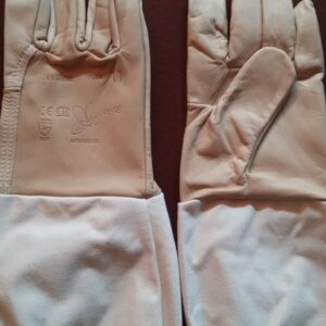 Luvas de couro para apicultores