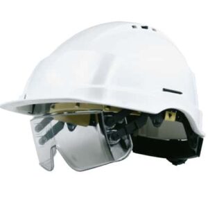 capacete com óculos